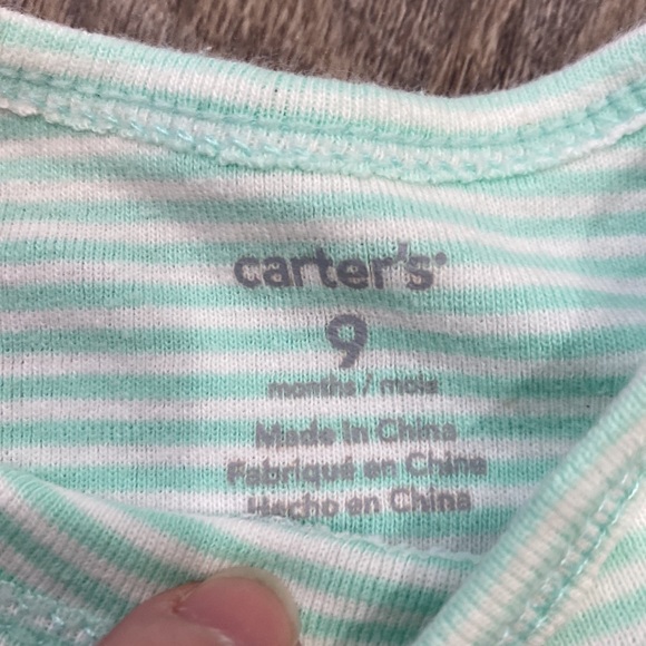 Carter's One Pieces Carters Set Of 4 Short Sleeved Onesies Size 9